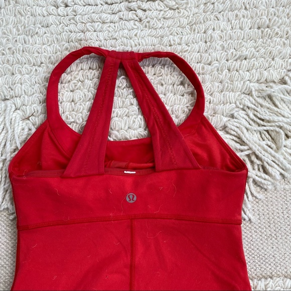 LULULEMON Love Red Scoop Me Up tank top 4 - Picture 7 of 9